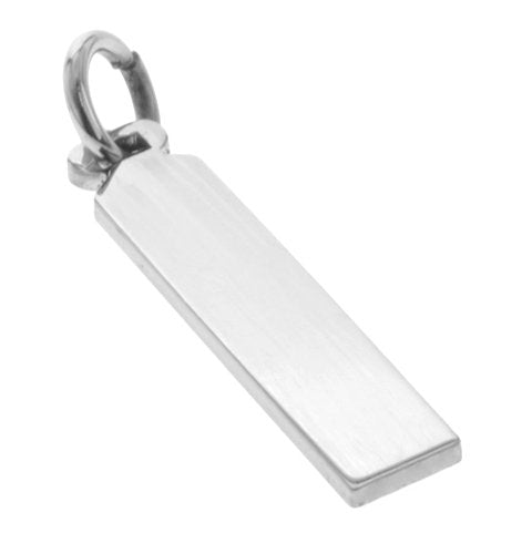 Dije Para Grabar acero quirurgico Medalla barra 40 mm D&K / 500ID-10