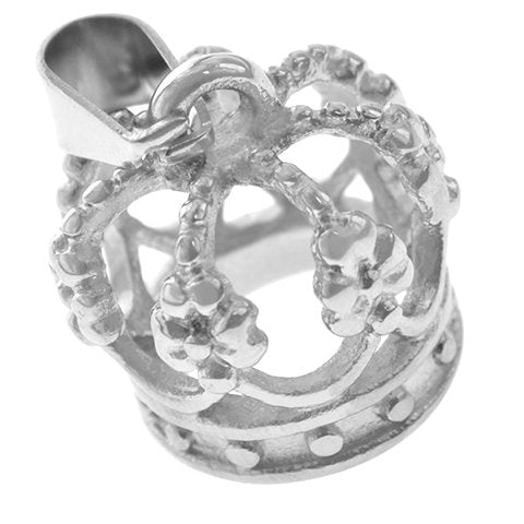 Dije acero quirurgico corona calada 2.5 cm D&K / 500CO-35