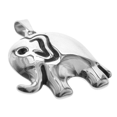 Dije acero quirurgico elefante inflado con esmaltado 4,4 cm D&K / 500AM-66