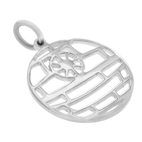 1,54Dije acero quirurgico Estrella de la muerte 3.4 cm / 500FR-56