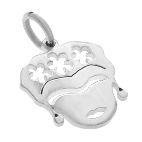 Dije acero quirurgico Frida Kahlo 2.8 cm / 500FR-55