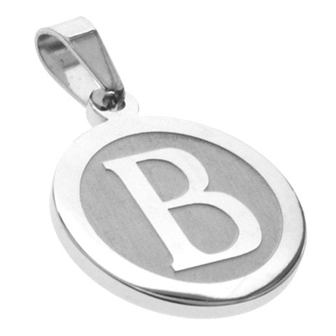 Dije acero quirurgico inicial B 3 cm D&K / 500IN-111