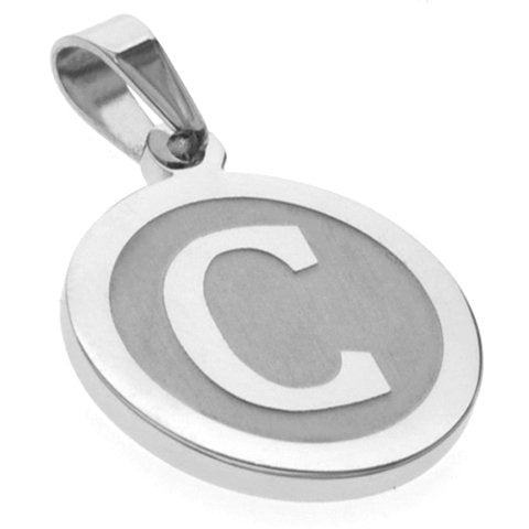 Dije acero quirurgico inicial C 3 cm D&K / 500IN-108