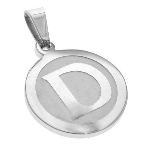 Dije acero quirurgico inicial D 3 cm D&K / 500IN-107