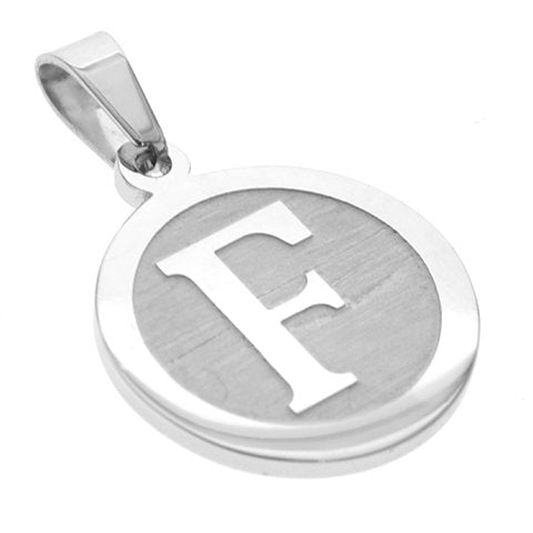 Dije acero quirurgico inicial F 3 cm D&K / 500IN-102