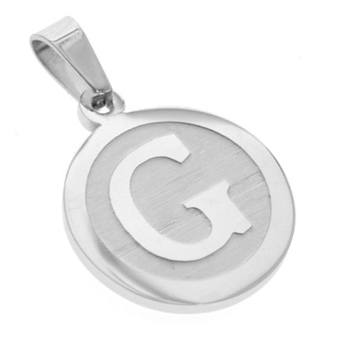 Dije acero quirurgico inicial G 3 cm D&K / 500IN-101