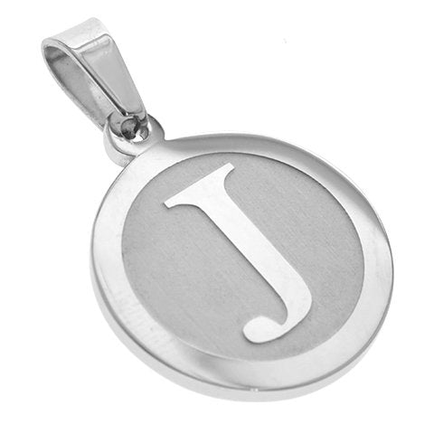 Dije acero quirurgico inicial J 3 cm D&K / 500IN-106