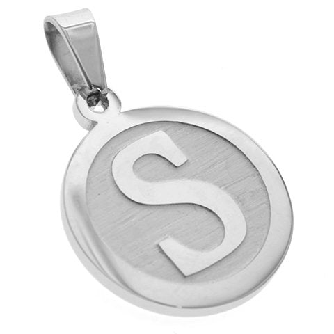 Dije acero quirurgico inicial S 3 cm D&K / 500IN-103