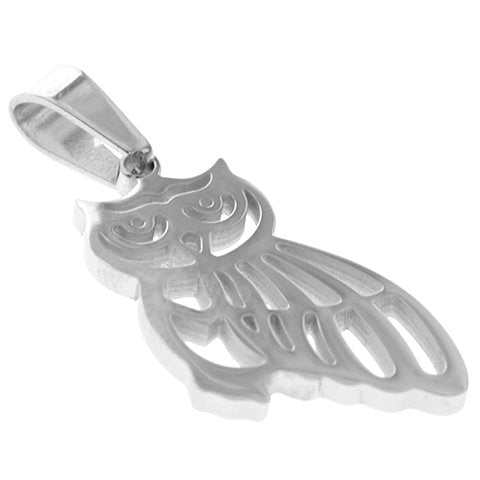 Dije acero quirurgico lechuza calado 3.5 cm D&K / 500AM-64