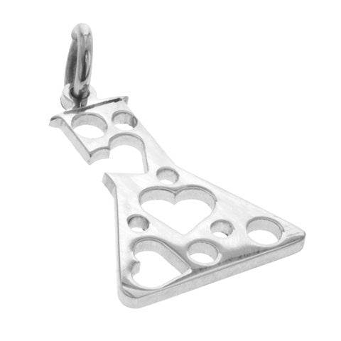 Dije acero quirurgico love quimica 3.4 cm D&K / 500PR-70