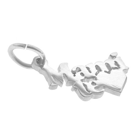 Dije acero quirurgico Mami te amo 2 cm D&K / 500CZ-65