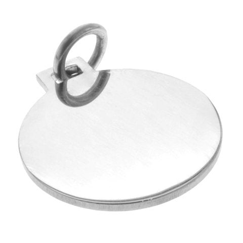 Dije Para Grabar acero quirurgico medalla Redonda 30 mm D&K / 500ID-12