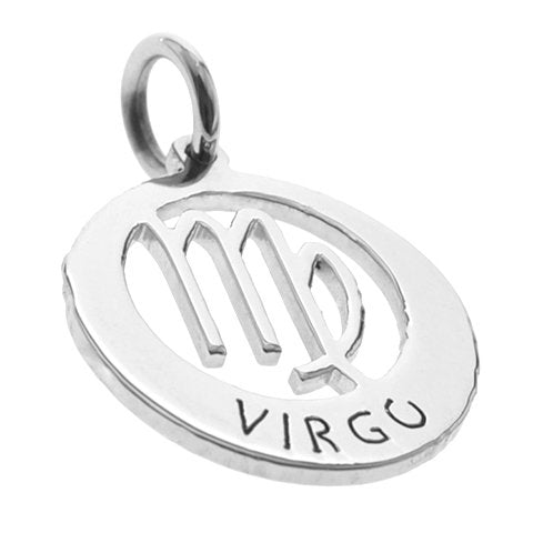 Dije Acero Quirúrgico Signo Zodiaco Virgo 3,2 cm D&K / 500ZO-7