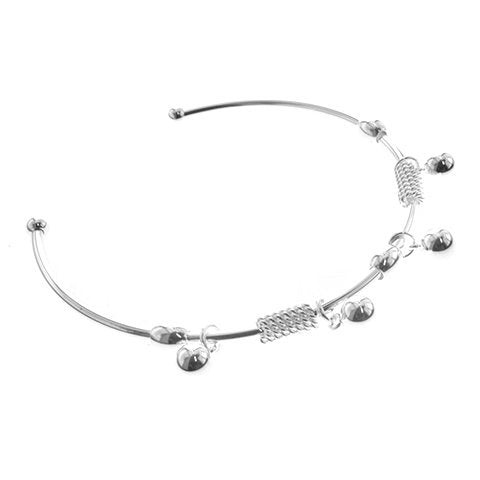 Pulsera acero blanco media esclava Bali D&K / 1000GE-46