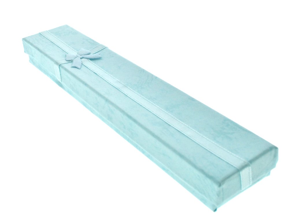 Estuche para pulseras verde agua 20 cm x 3.9 cm x 2.1 cm / 900PU-12