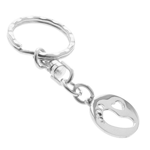 Llavero acero quirurgico Amo mi bebe 8 cm D&K / LLAV-029