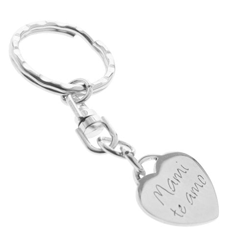 Llavero acero quirurgico Mami te amo / LLAV-023