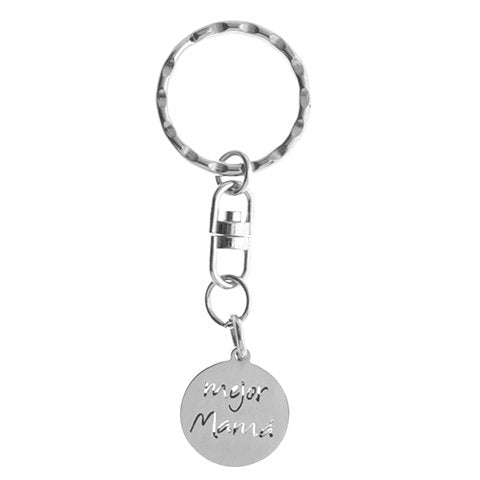 Llavero acero quirurgico Mejor Mama / LLAV-022