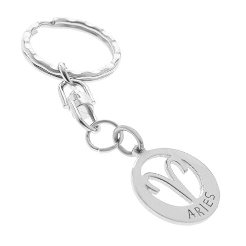 Llavero acero quirurgico signo zodiaco aries / LLAV-012
