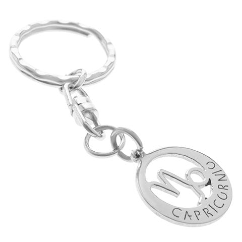 Llavero acero quirurgico signo zodiaco capricornio / LLAV-010