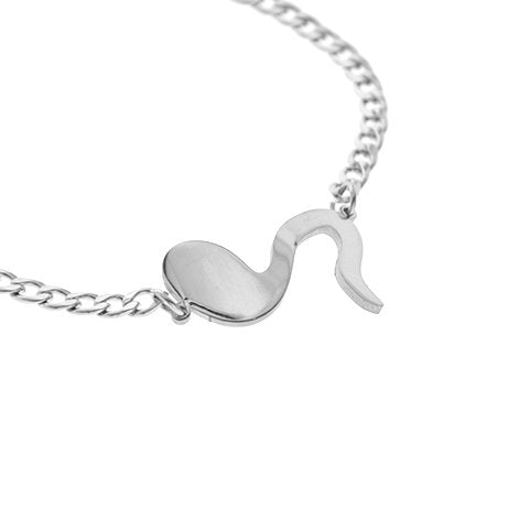 Pulsera acero economica con dije musical D&K / 600EC-3