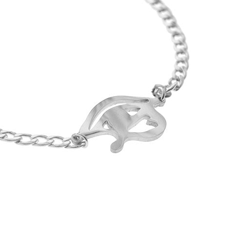 Pulsera acero economica con dijeojo de horus D&K / 600EC-5