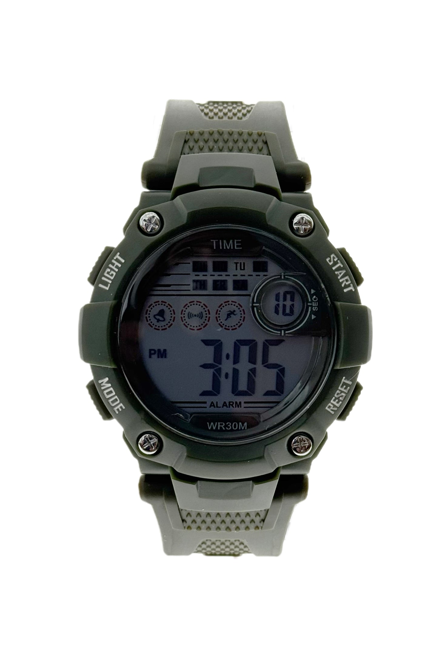 art. 1190 004VD - TIME - Reloj Digital Crono Alarma, Caballero, Sumergible 3 ATM