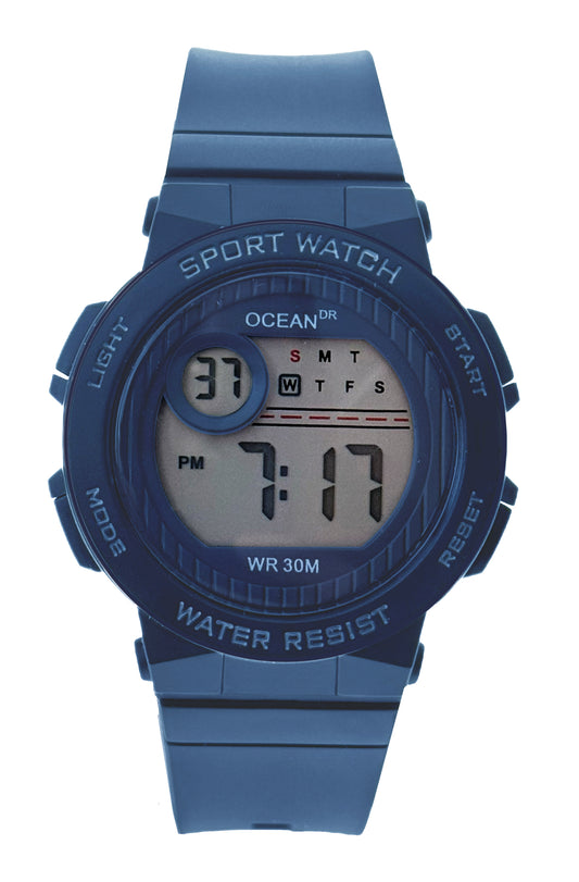 art. 1190 021AZ - OCEAN DR - Reloj Digital Crono Alarma, Dama, Sumergible 3 ATM