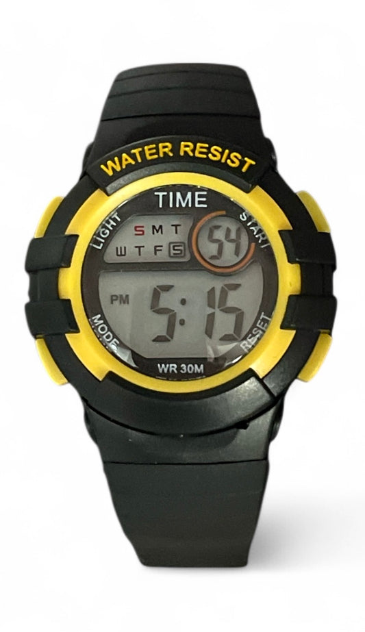 art. 1190 028AM - TIME - Reloj Digital Crono Alarma, Dama, Sumergible 3 ATM