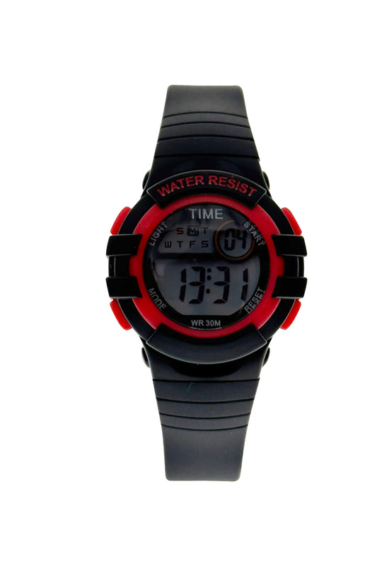 art. 1190 028NG - TIME - Reloj Digital Crono Alarma, Dama, Sumergible 3 ATM