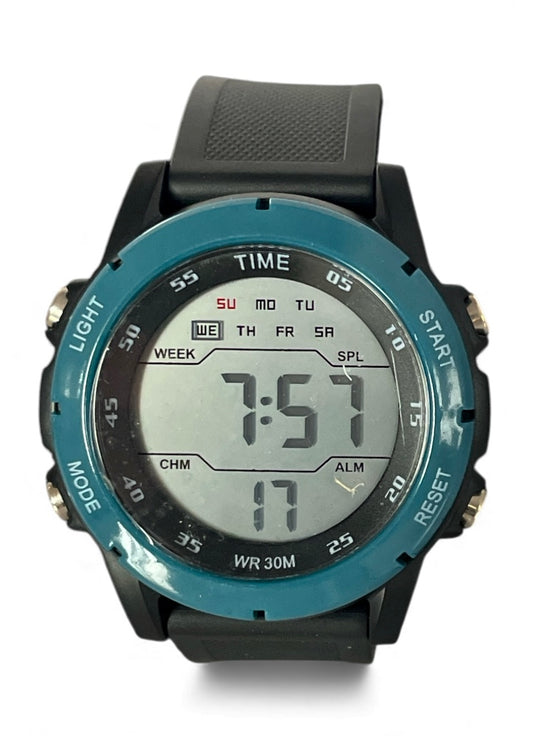 art. 1190 028VD - TIME - Reloj Digital Crono Alarma, Caballero, Sumergible 3 ATM