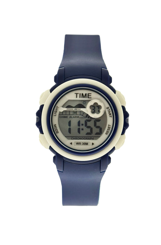 art. 1190 038AZ - TIME - Reloj Digital Crono Alarma, Dama, Sumergible 3 ATM