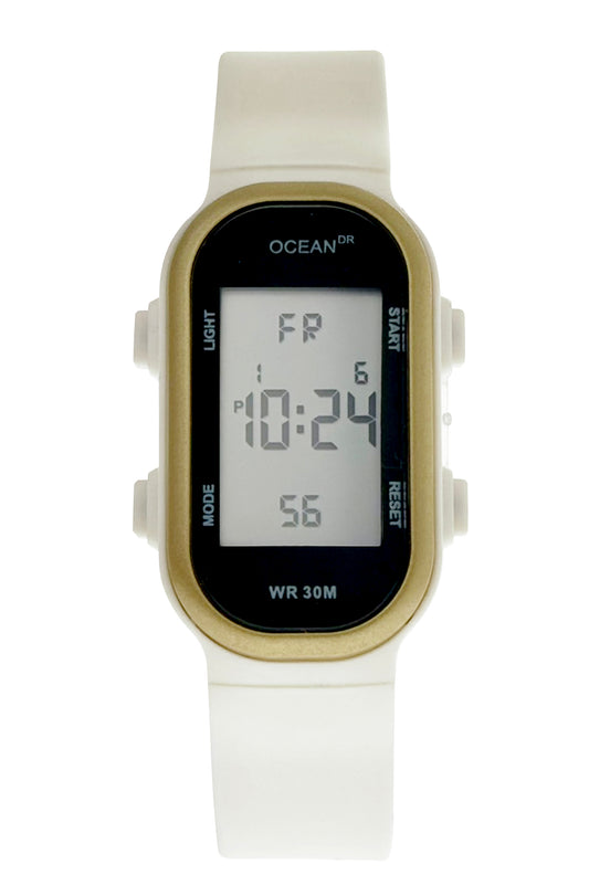 art. 1190 041BL - OCEAN DR - Reloj Digital Crono Alarma, Dama, Sumergible 3 ATM
