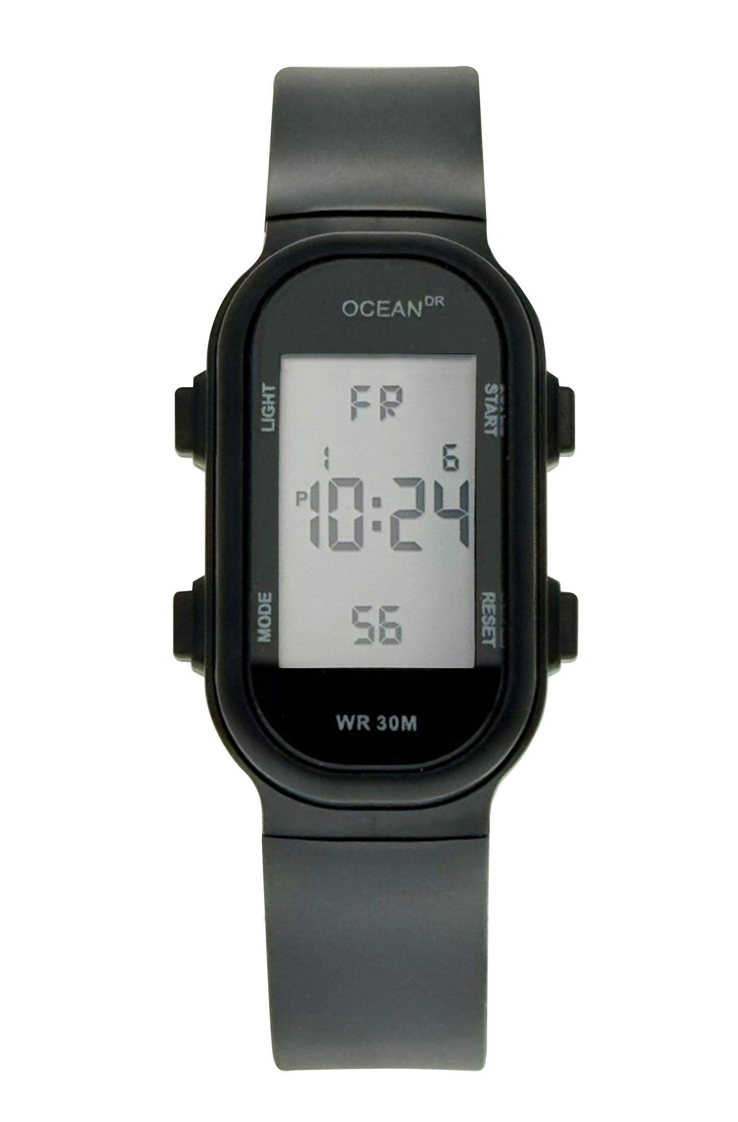 art. 1190 041NG - OCEAN DR - Reloj Digital Crono Alarma, Dama, Sumergible 3 ATM