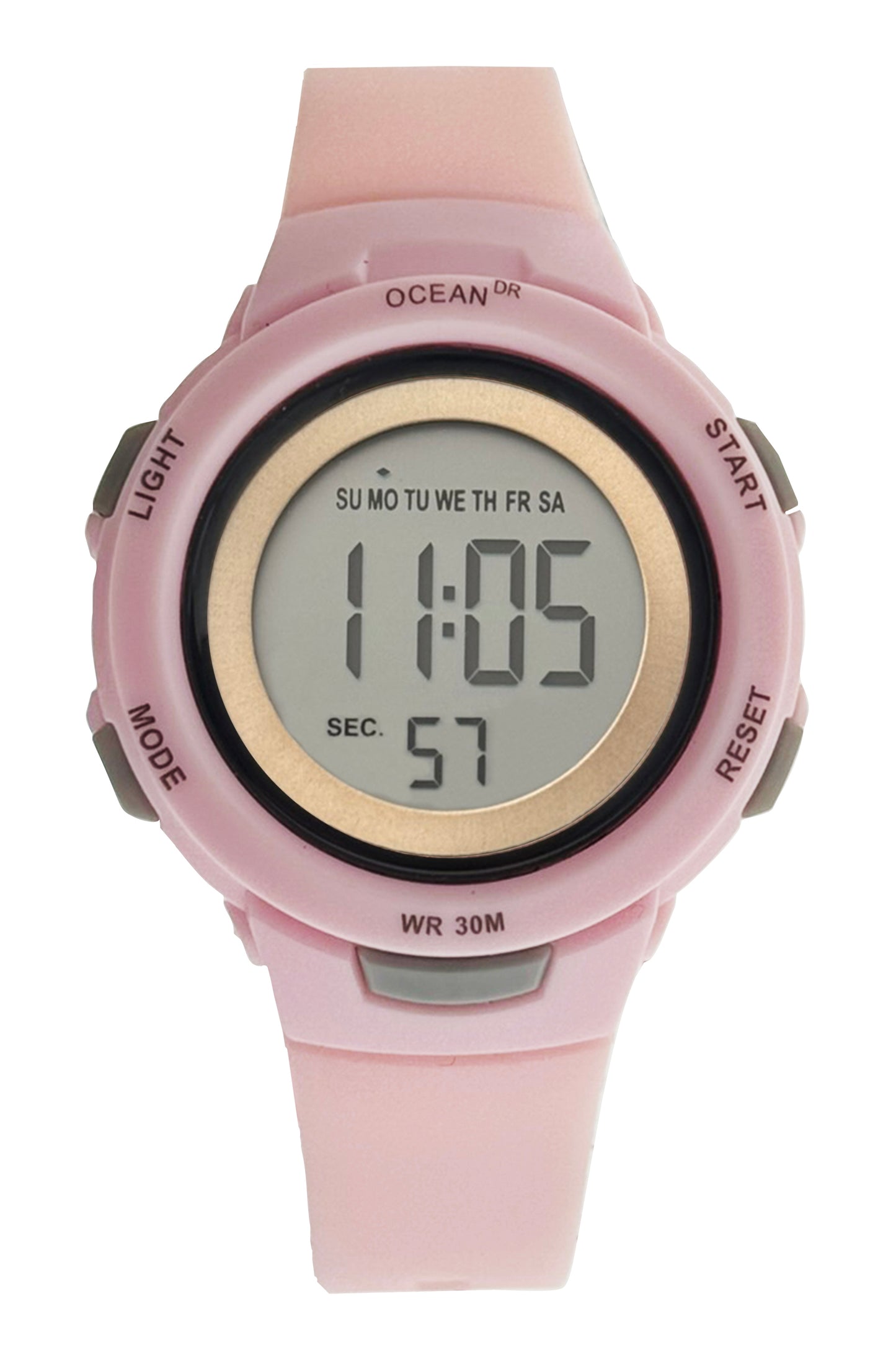 art. 1190 042RS - OCEAN DR - Reloj Digital Crono Alarma, Dama, Sumergible 3 ATM