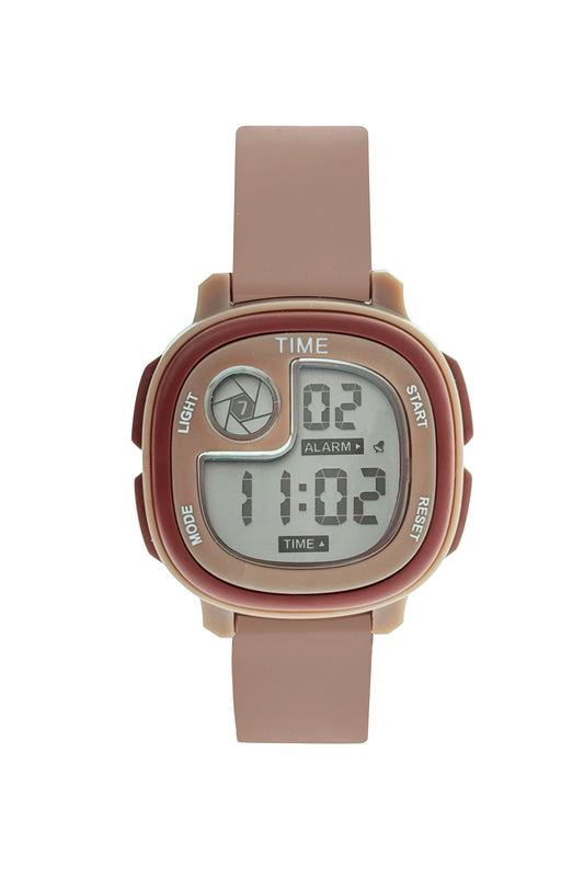 art. 1190 044MN - TIME - Reloj Digital Crono Alarma, Dama, Sumergible 3 ATM