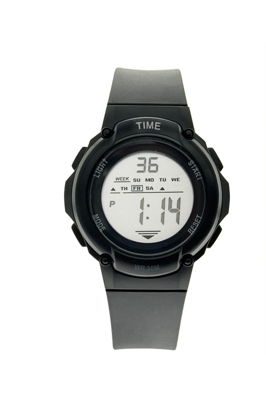 art. 1190 046NG - TIME - Reloj Digital Crono Alarma, Dama, Sumergible 3 ATM