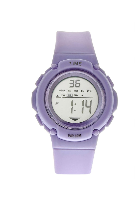 art. 1190 046VT - TIME - Reloj Digital Crono Alarma, Dama, Sumergible 3 ATM