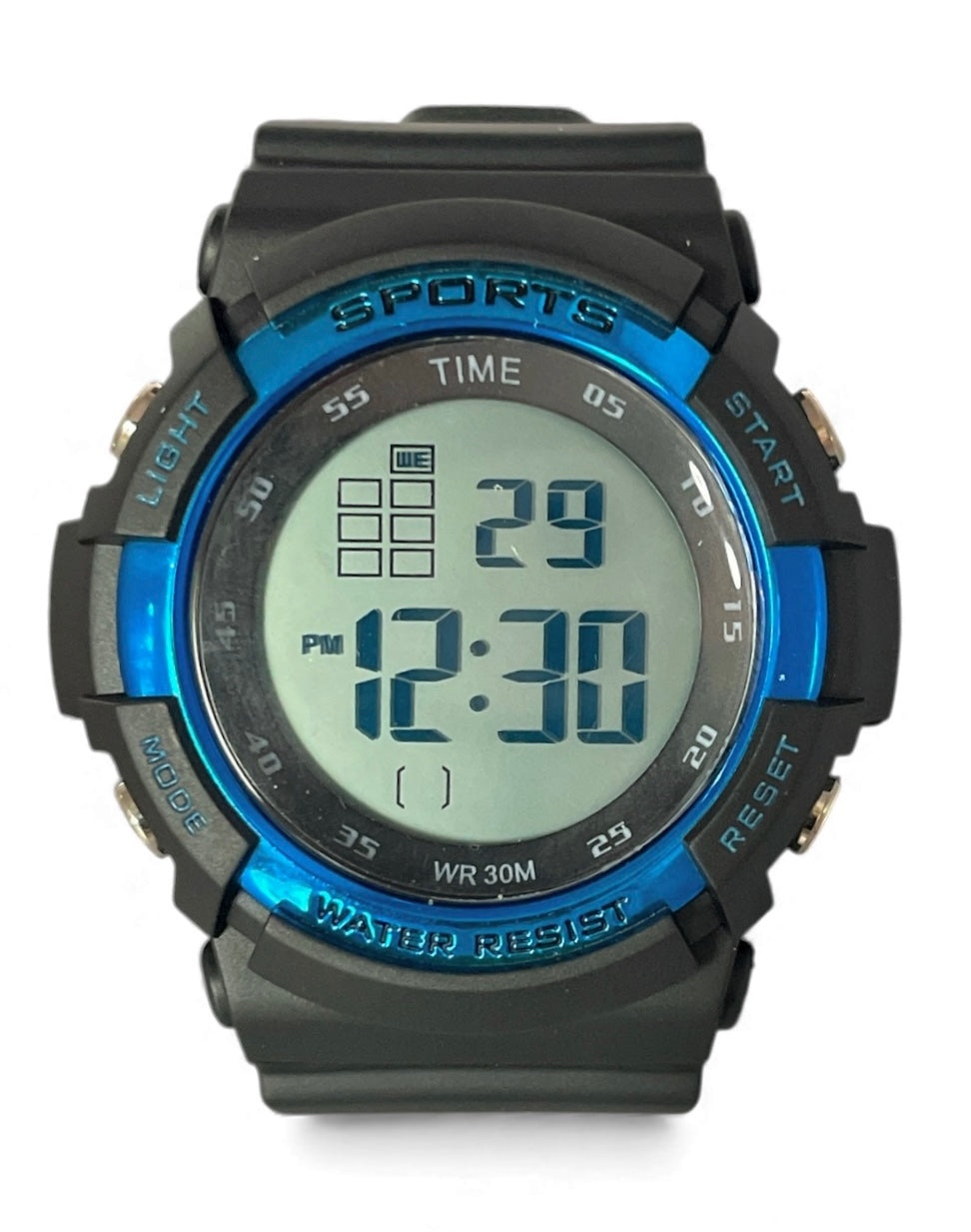 art. 1190 047AZ - TIME - Reloj Digital Crono Alarma, Caballero, Sumergible 3 ATM