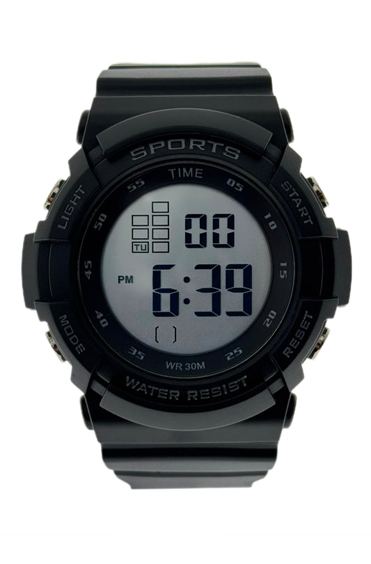 art. 1190 047NG - TIME - Reloj Digital Crono Alarma, Caballero, Sumergible 3 ATM