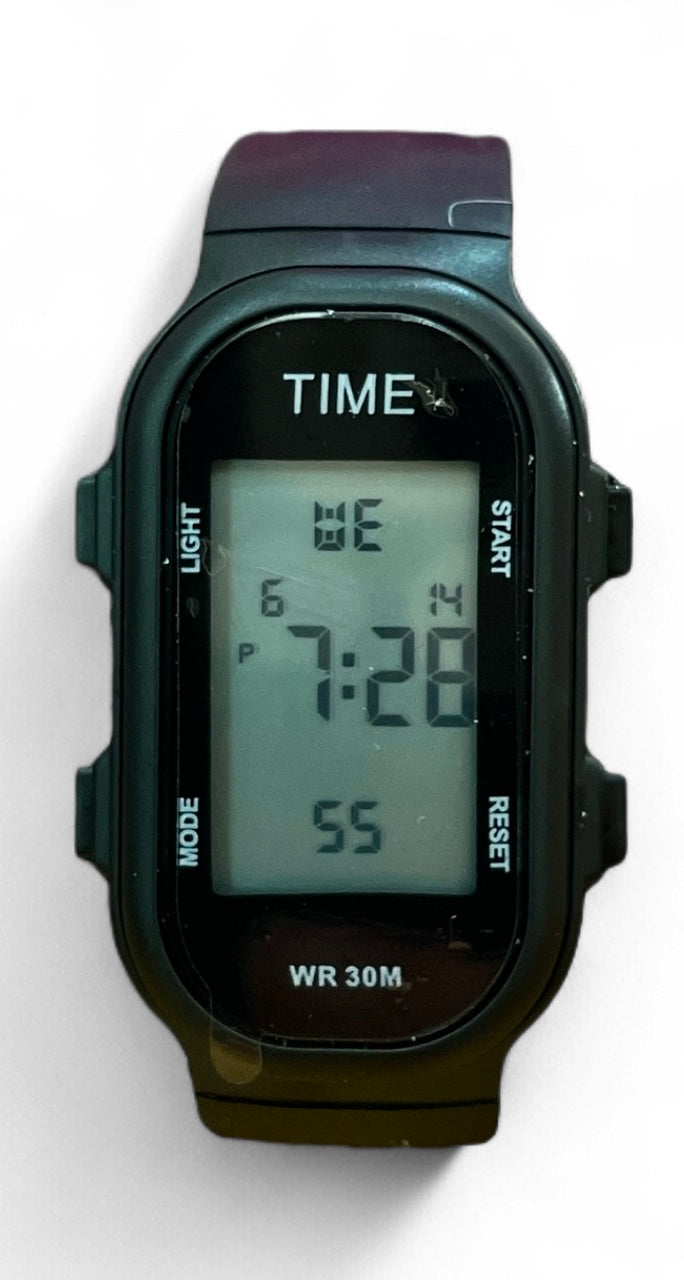 art. 1190 047NG - TIME - Reloj Digital Crono Alarma, Dama, Sumergible 3 ATM