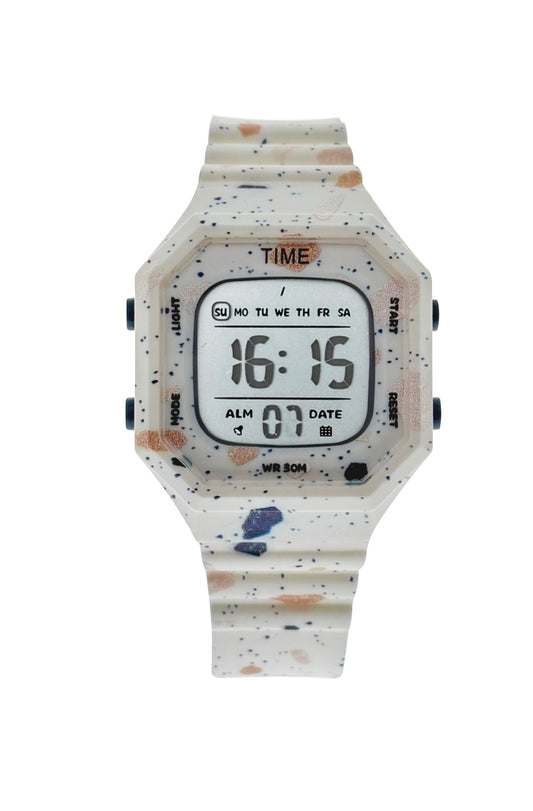 art. 1190 048BL - TIME - Reloj Digital Crono Alarma, Dama, Sumergible 3 ATM