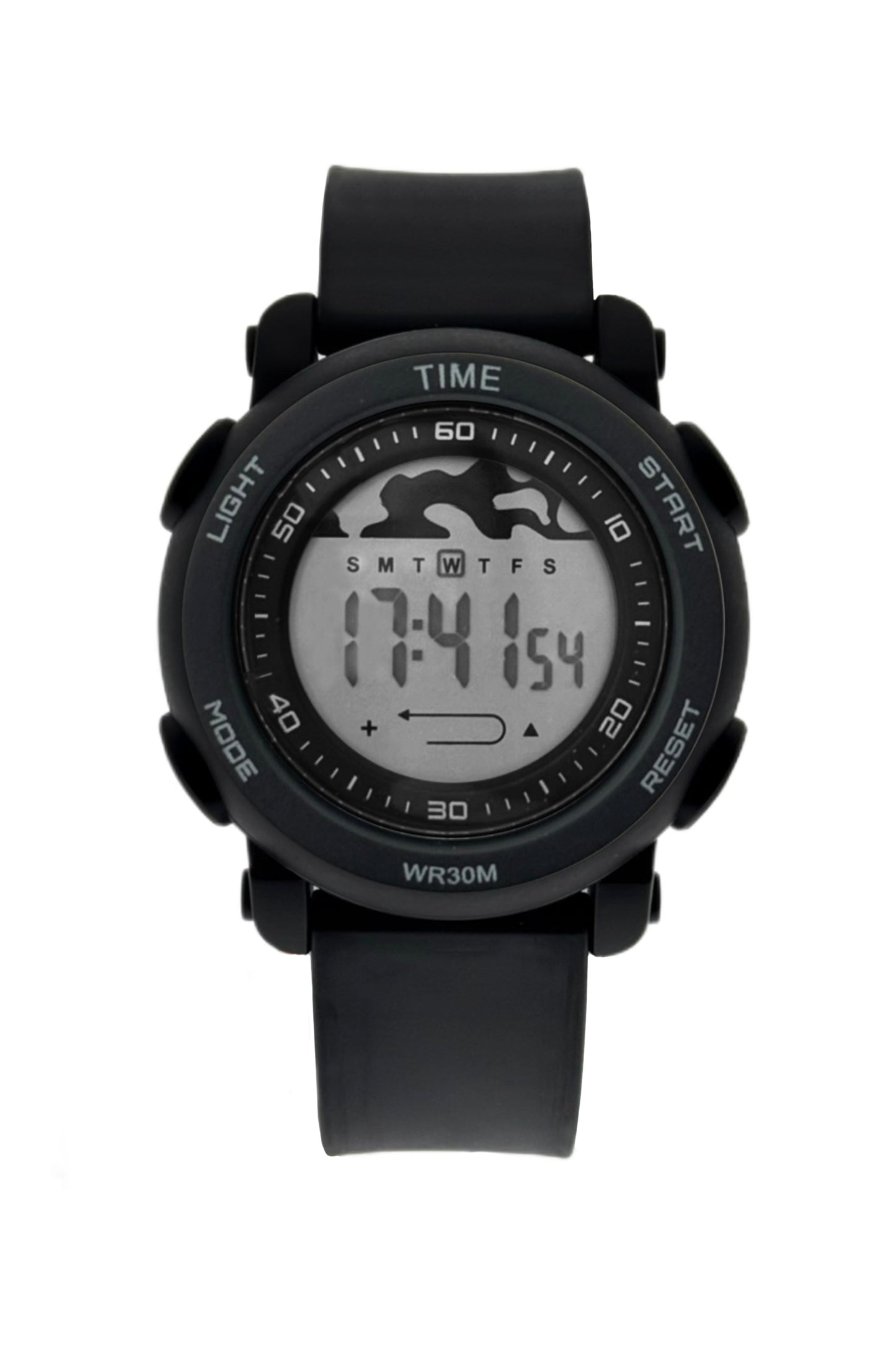 art. 1190 048NG - TIME - Reloj Digital Crono Alarma, Caballero, Sumergible 3 ATM