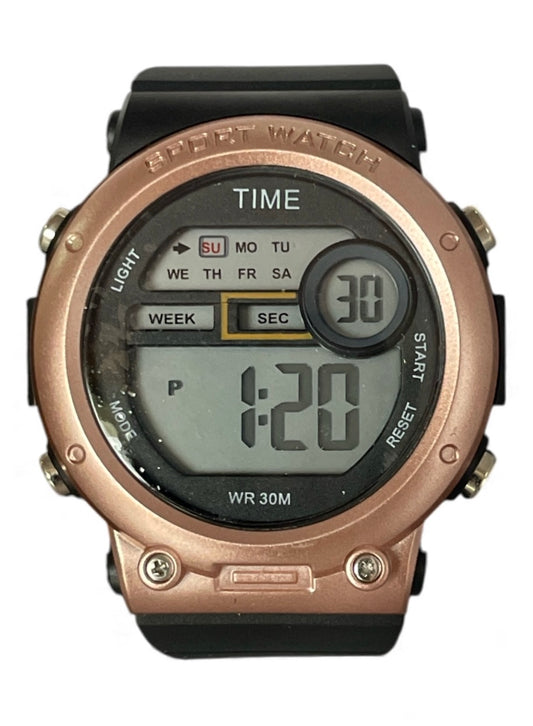 art. 1190 053CB - TIME - Reloj Digital Crono Alarma, Caballero, Sumergible 3 ATM