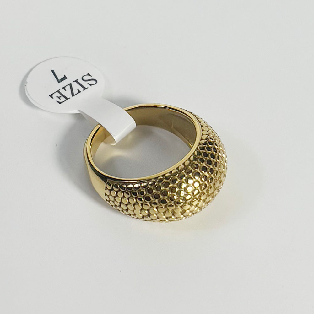 art. 03 - Anillo acero dorado