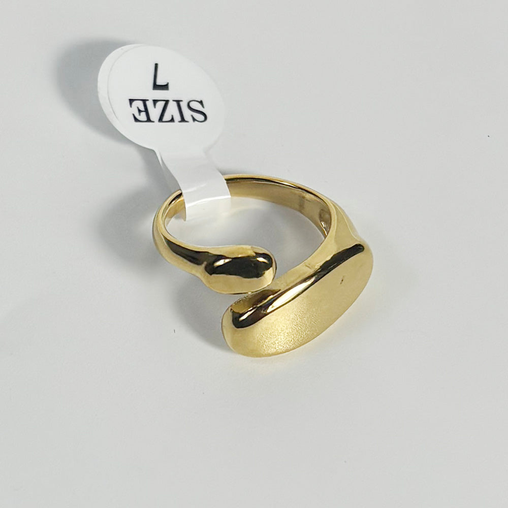 art. 04 - Anillo acero dorado