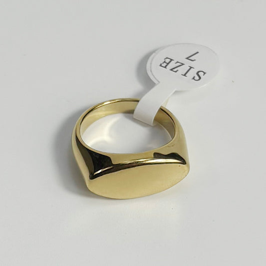 art. 11 - Anillo acero dorado