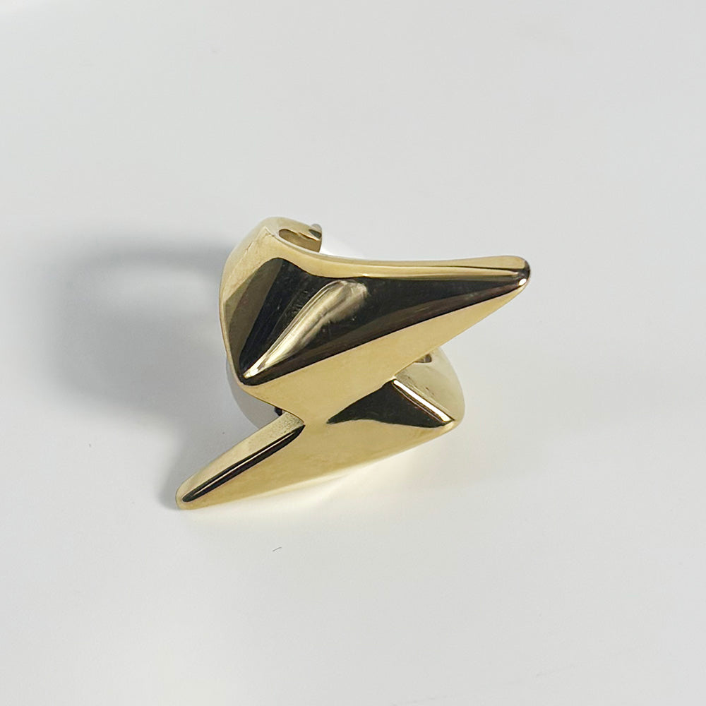 art. 12 - Anillo acero dorado