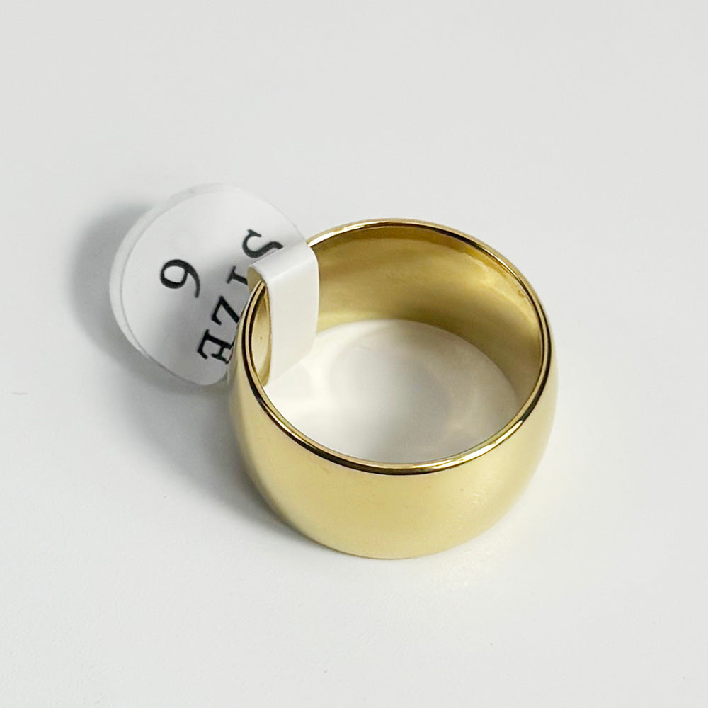 art. 14 - Anillo acero dorado