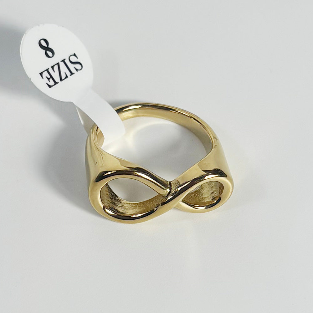 art. 15 - Anillo acero dorado